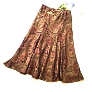 Ralph Lauren Silk Circle Skirt